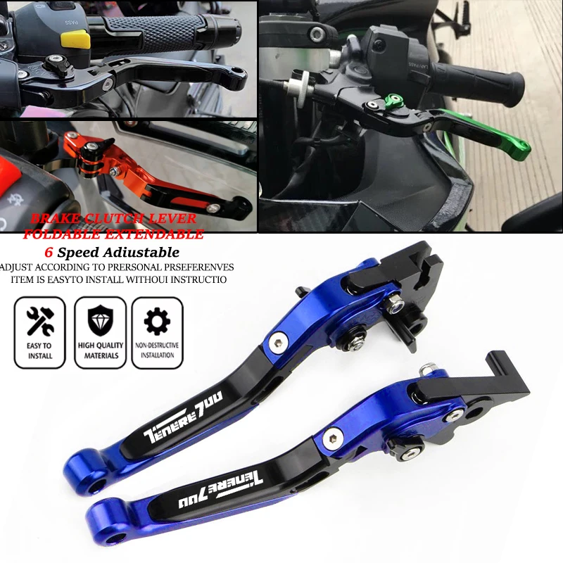 Fit For Tenere 700/World Raid  - Cnc Aluminum Adjustable Brake Clutch Levers 评论和价格